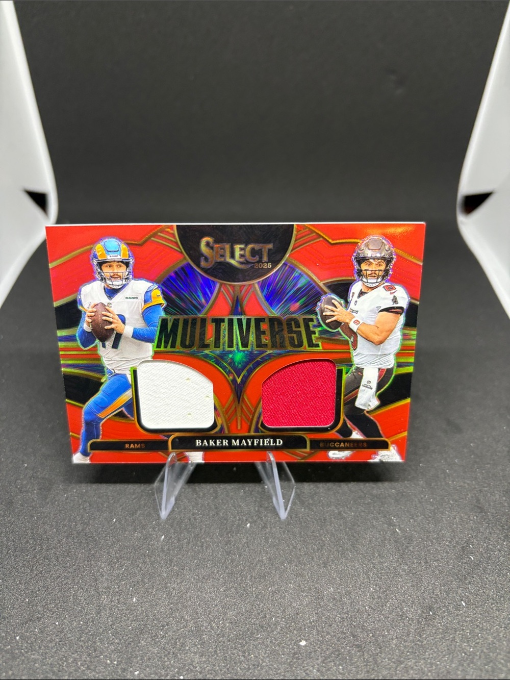 Panini Select Multiverse Baker Mayfield Dual Patch Card